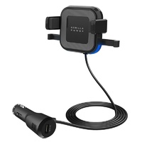 Mbeat Gorilla Power 10W Wireless Car Charger with 2.4A USB Charging