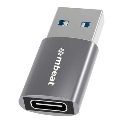 mbeat ToughLink USB 3.0 Type-A Male to USB-C Female Adapter - MB-XAD-U3MCF