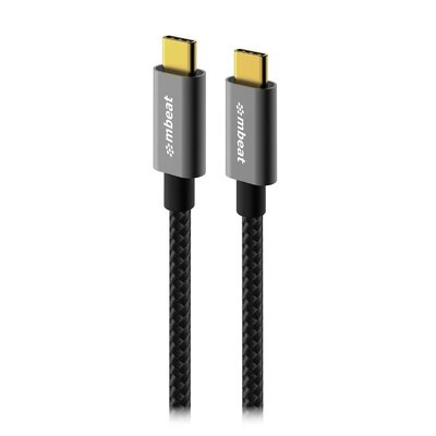 mbeat ToughLink USB 3.2 Gen2 USB-C Cable - 4K Video, 100W PD and 10Gbps Data - MB-XCB-C2C180