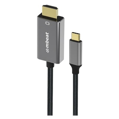 mbeat ToughLink 4K USB-C 3.1 to HDMI 2.0 M/M Cable - 1.8m - MB-XCB-CHD18