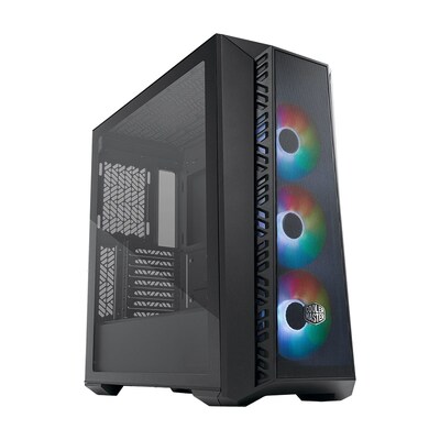 Cooler Master MasterBox 520 Mesh TG Mid-Tower E-ATX Case - Black-MB520-KGNN-S00