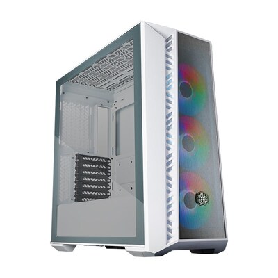 Cooler Master MasterBox 520 TG Mesh Mid-Tower E-ATX Case - White-MB520-WGNN-S00