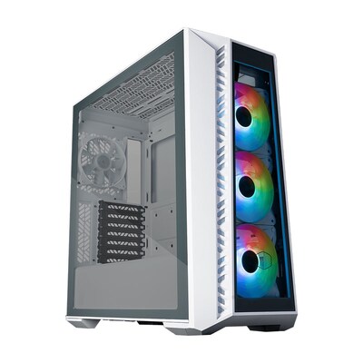 Cooler Master MasterBox 520 RGB TG Mid-Tower E-ATX Case - White-MB520-WGNN-S01