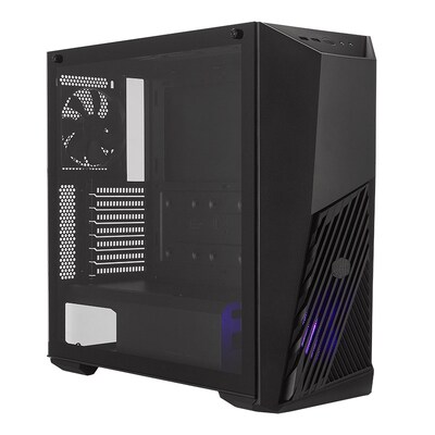 Cooler Master MasterBox K501L RGB Tempered Glass Mid-Tower ATX Case - Black-MCB-K501L-KGNN-SR1