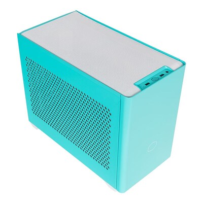 Cooler Master MasterBox NR200P Tempered Glass Mini-ITX Case - Caribbean Blue-MCB-NR200P-ACNN-S00