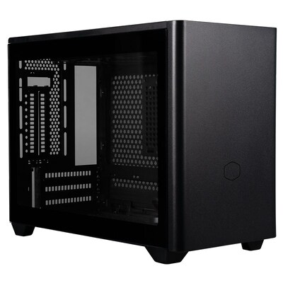 Cooler Master MasterBox NR200P Tempered Glass Mini-ITX Case - Black-MCB-NR200P-KGNN-S00