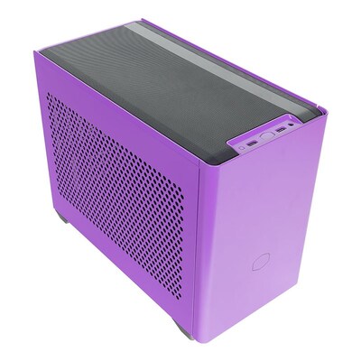 Cooler Master MasterBox NR200P Tempered Glass Mini-ITX Case - Nightshade Purple-MCB-NR200P-PCNN-S00