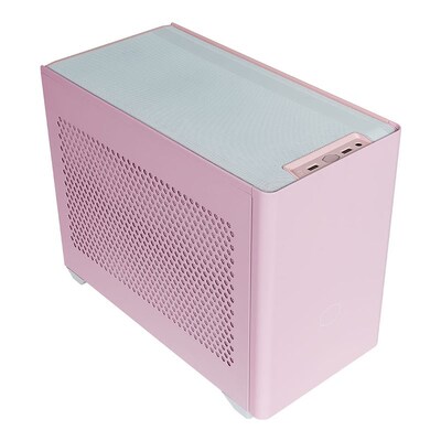 Cooler Master MasterBox NR200P Tempered Glass Mini-ITX Case - Flamingo Pink-MCB-NR200P-QCNN-S00