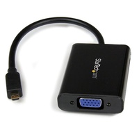 StarTech Micro HDMI Male to VGA Female Adapter Converter with Audio - MCHD2VGAA2