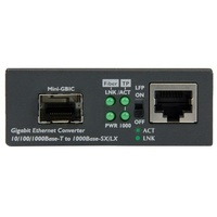 StarTech Gigabit Ethernet Fiber Media Converter with Open SFP Slot - MCM1110SFP