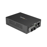 StarTech Gigabit Ethernet to SC Fiber Media Converter - 1000Base-LX - Single-mode - 10 km MCMGBSCSM10