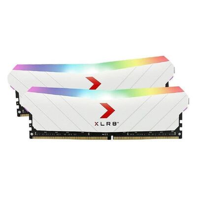 PNY XLR8 RGB 16GB (2x 8GB) DDR4 3600MHz Memory - White