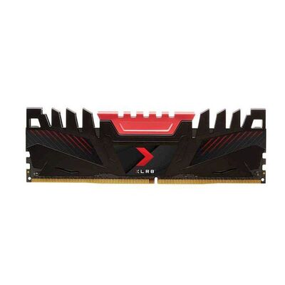 PNY XLR8 8GB (1x8GB) UDIMM 3200Mhz CL16 1.35V Black Heat Spreader Gaming Desktop PC Memory Single Channel