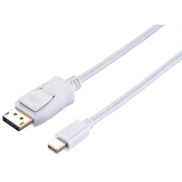 Blupeak 2m Mini DisplayPort Male to DisplayPort Male Cable
