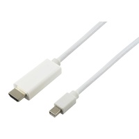 Blupeak 2m Mini DisplayPort Male to HDMI Male Cable