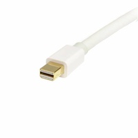StarTech 3m White Mini DP to DP 1.2 Cable - MDP2DPMM3MW