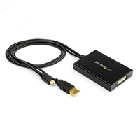 StarTech Mini DP to Dual-Link DVI Adapter, USB Powered, Black - MDP2DVID2