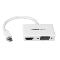 StarTech Connect your Mini DisplayPort equipped PC or Mac¨ to an HDMI or VGA display MDP2HDVGAW