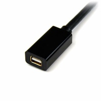 StarTech 1m mini-DisplayPort Video Extender Cable (M/F), Black - MDPEXT3