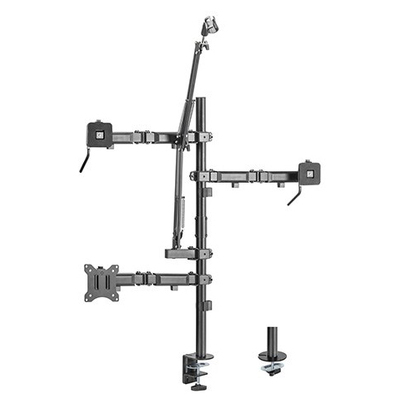Brateck MDS10-1 Single-Monitor All-in-One Studio Setup Desktop Mount