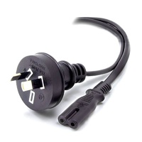 Alogic 0.5m Aus 2 Pin Mains Plug to IEC C7 (M/F)
