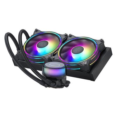 Cooler Master MasterLiquid ML240 Illusion ARGB AIO Liquid CPU Cooler - MLX-D24M-A18P2-R1