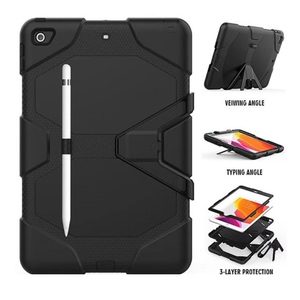GENERIC Universal Rugged Case for Samsung Galaxy Tab A7 - Black