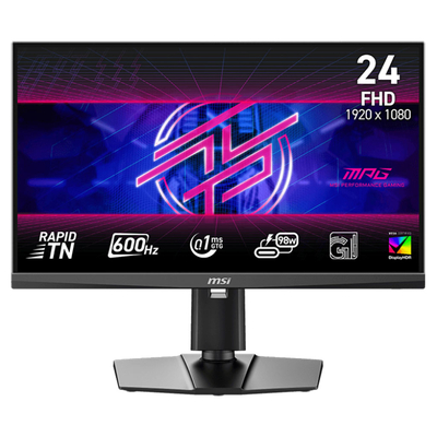 MSI MPG 242R X60N 24." Full HD 600Hz 0.1ms HDR 400 FreeSync Premium Rapid TN Gaming Monitor w/ 98W USB-C