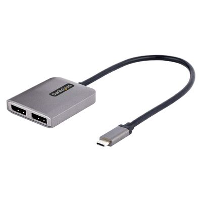 StarTech MST14CD122DP 2-Port USB-C to DisplayPort MST Hub 4K