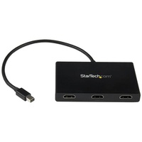 StarTech Use this adapter to connect three independent displays to a single mDP 1.2 port MSTMDP123HD