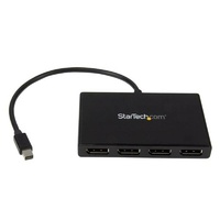 StarTech Mini DisplayPort to 4x DisplayPort MST Hub - MSTMDP124DP