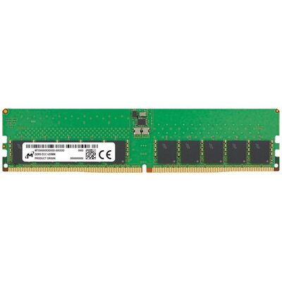 Micron 32GB DDR5 ECC MEMORY, PC5 38400, 4800MHz, CL40, DRx8, 288pin MTC20C2085S1EC48BA1R
