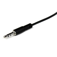 StarTech 1m Slim 3.5mm Stereo Extension Audio Cable, M/F - MU1MMFS