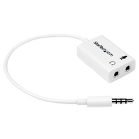 StarTech Turns a 3.5mm audio output port into two distinct ports Ð one 3.5mm headphone jack and one 3.5mm microphone port MUYHSMFFADW