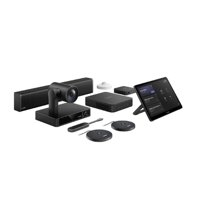 Yealink MVC860-C5-713 Microsoft Teams Kit, UVC86 4K Dual Camera, 2x VCM35 Wired Mics, RCH40, RoomSensor, WPP30 Dongle, MSpeaker II, MCoreKit C5