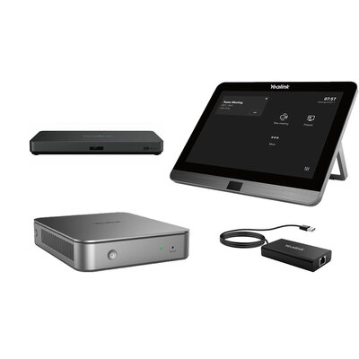 Yealink MVC900-C2-004 MVC900 Room System for Microsoft Teams and SFB, Mini-PC II, 1x AvHub, 8'' Touch Screen, 1x MVC-BYOD-Extender