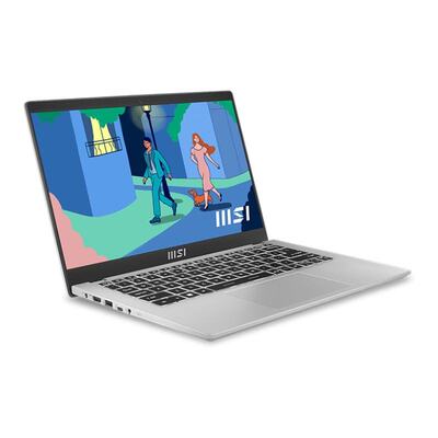 MSI Modern 14" Laptop i7-1255U 16GB 512GB W11 - Silver