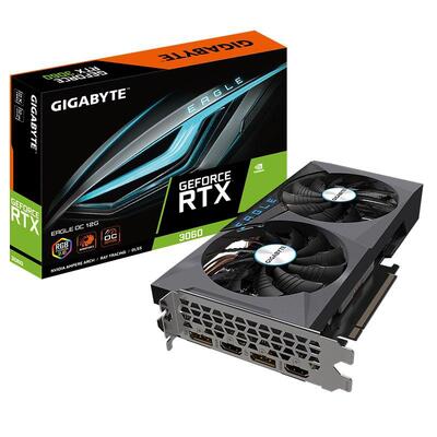 Gigabyte GeForce RTX 3060 EAGLE OC 12GB Video Card - Rev. 2.0 LHR Version - N3060EAGLE OC-12GD 2.0