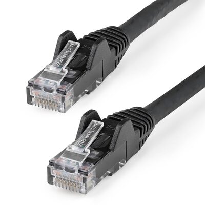 Startech N6LPATCH50CMBK 50cm LSZH CAT6 Ethernet Cable - Black