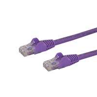 StarTech 10m Purple Cat6 Ethernet Patch Cable, Snagless - N6PATC10MPL