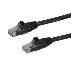 Startech 1.5 m CAT6 Cable Patch Cord - Black N6PATC150CMBK]