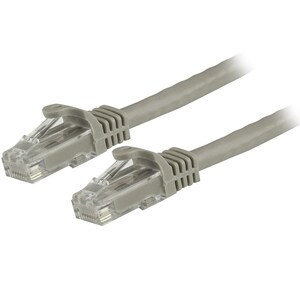 StarTech 1.5m CAT6 Ethernet Cable - Grey Snagless Gigabit CAT 6 Wire