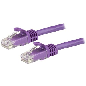 StarTech 1.5m CAT6 Ethernet Cable, Purple Snagless Gigabit CAT 6 Wire - N6PATC150CMPL