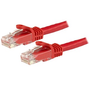StarTech 1.5m CAT6 Ethernet Cable, Red Snagless Gigabit CAT 6 Wire - N6PATC150CMRD