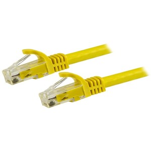 StarTech 1.5m CAT6 Ethernet Cable, Yellow Snagless Gigabit CAT 6 Wire - N6PATC150CMYL