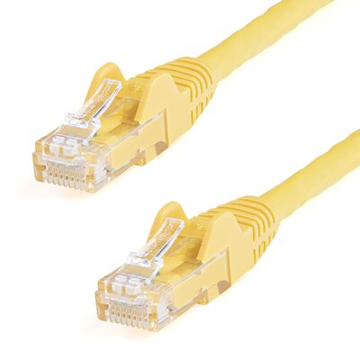 Startech N6PATC15MYL 15m Yellow Snagless Cat6 UTP Patch Cable