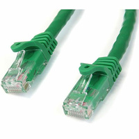 StarTech 1m Cat6 Gigabit Snagless RJ45 UTP Patch Cable (M/M), Green - N6PATC1MGN
