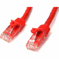 StarTech 1m Cat6 Gigabit Snagless RJ45 UTP Patch Cable (M/M) - Red