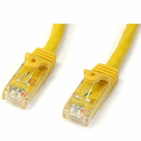 StarTech 1m Cat6 Gigabit Snagless RJ45 UTP Patch Cable (M/M), Yellow - N6PATC1MYL