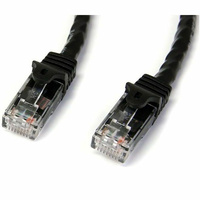 StarTech 2m Cat6 Gigabit Snagless RJ45 UTP Patch Cable (M/M), Black - N6PATC2MBK